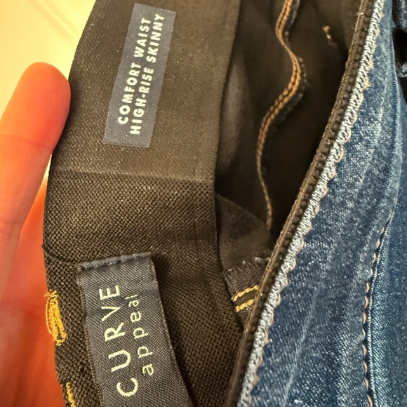 Curve Appeal Dark Blue Denim Jeans - Picture 3 of 4